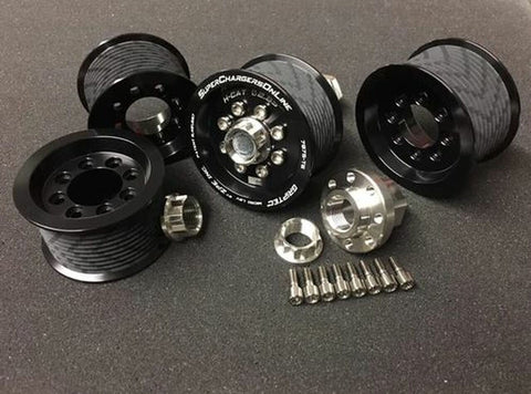 Griptec V2 10 Rib Supercharger Hub and Pulley Kit (2015+ Charger / Challenger / Hellcat / Demon)